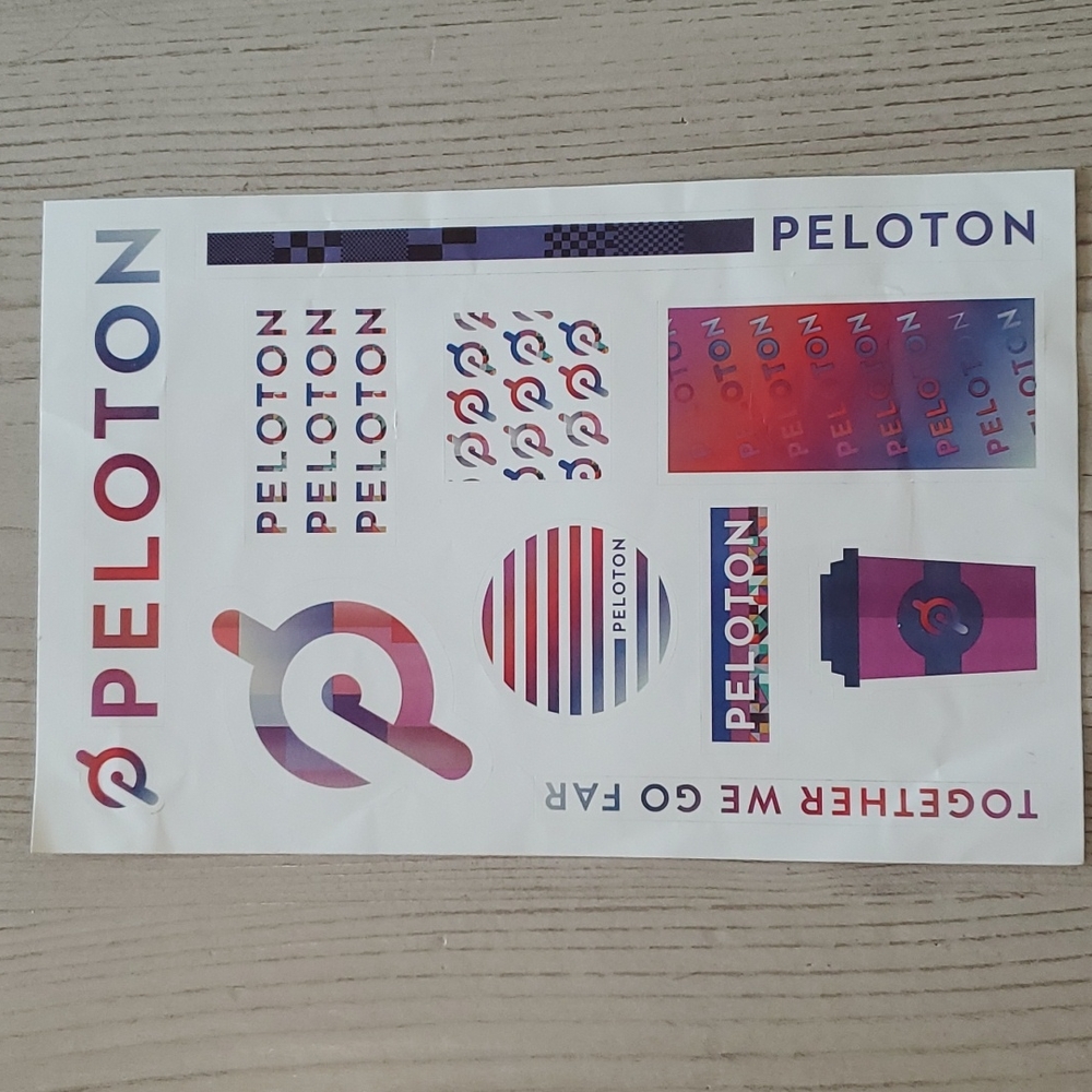 Peloton Stickers - Together We Go Far